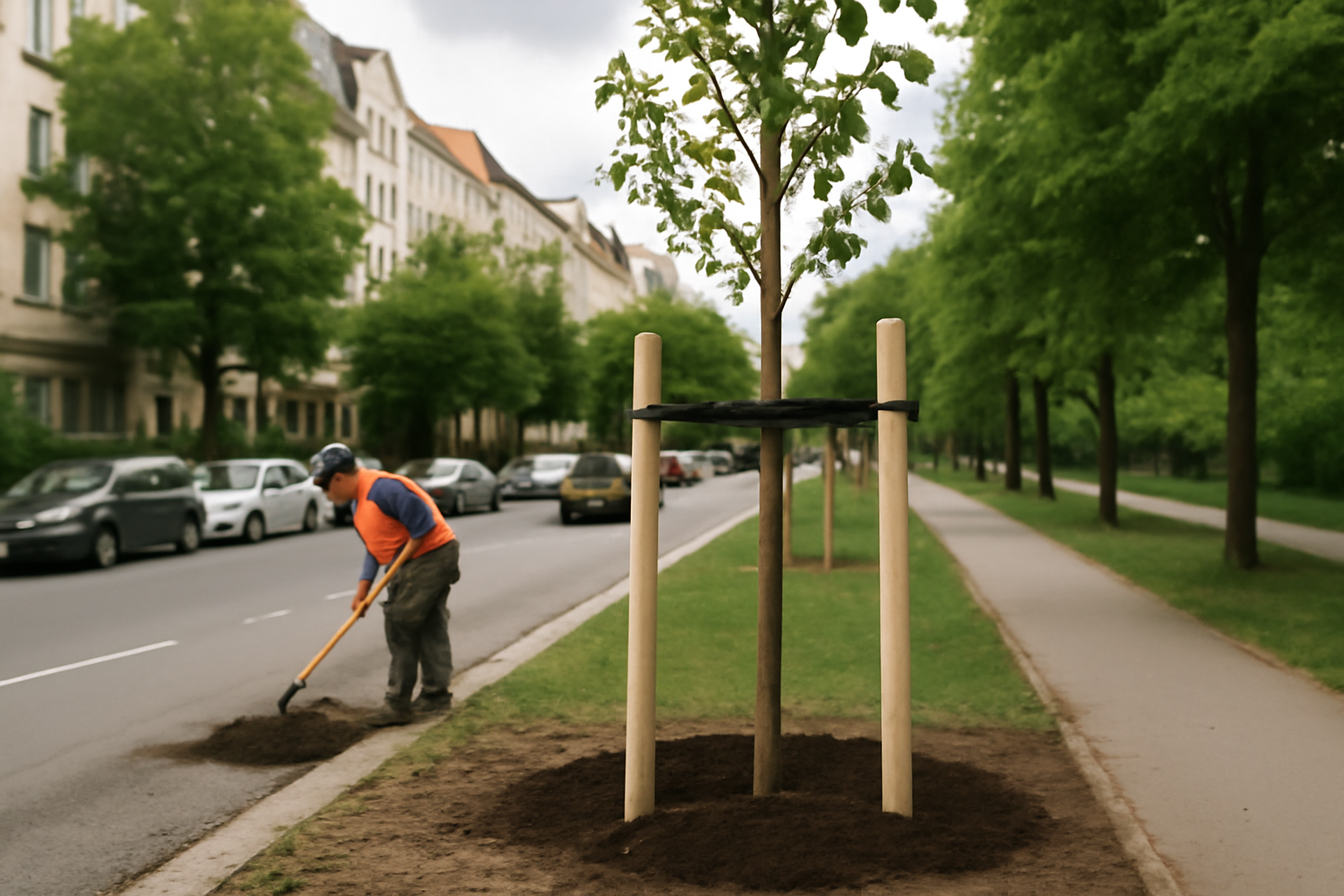 Tempelhof-Schöneberg meldet 2.900 neue Straßen- und Anlagenbäume