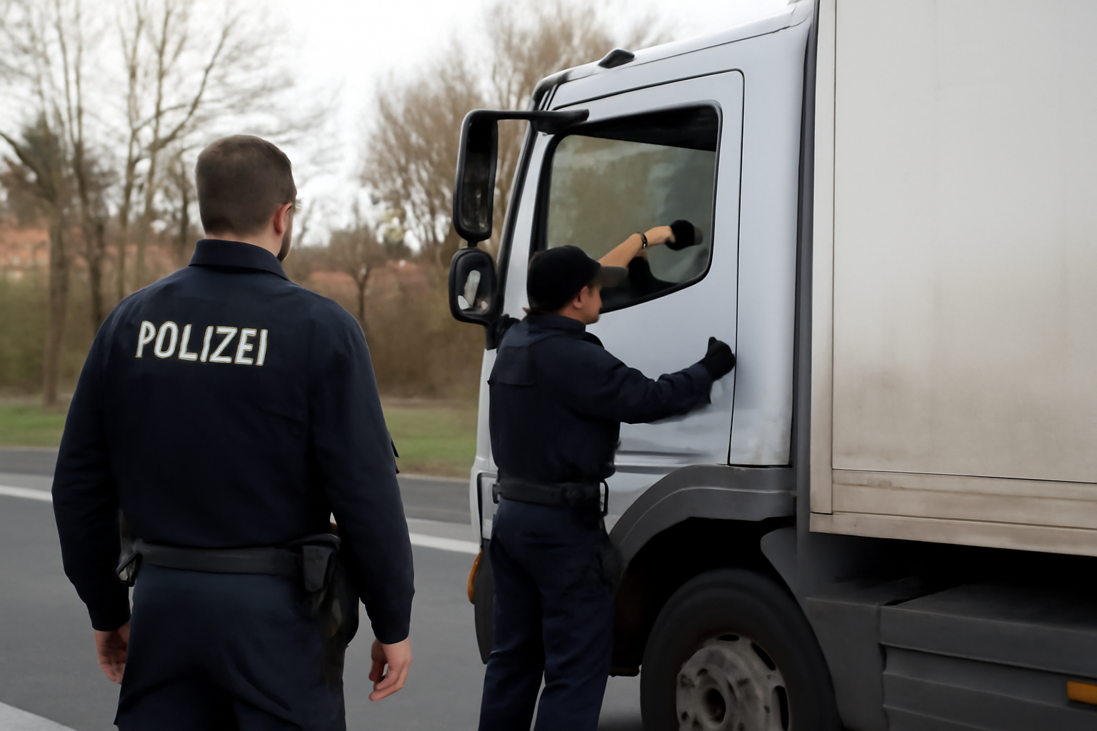 Lkw-Fahrer in Blankenfelde ohne erforderliche Fahrerlaubnis gestoppt