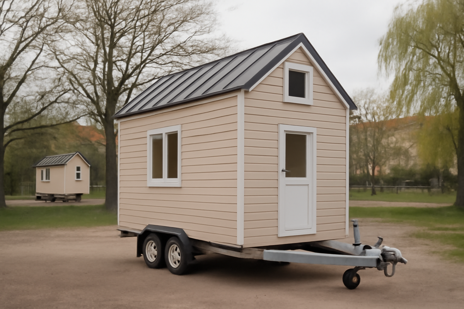 Erste Tiny-House-Anhänger in Reinickendorf angekommen