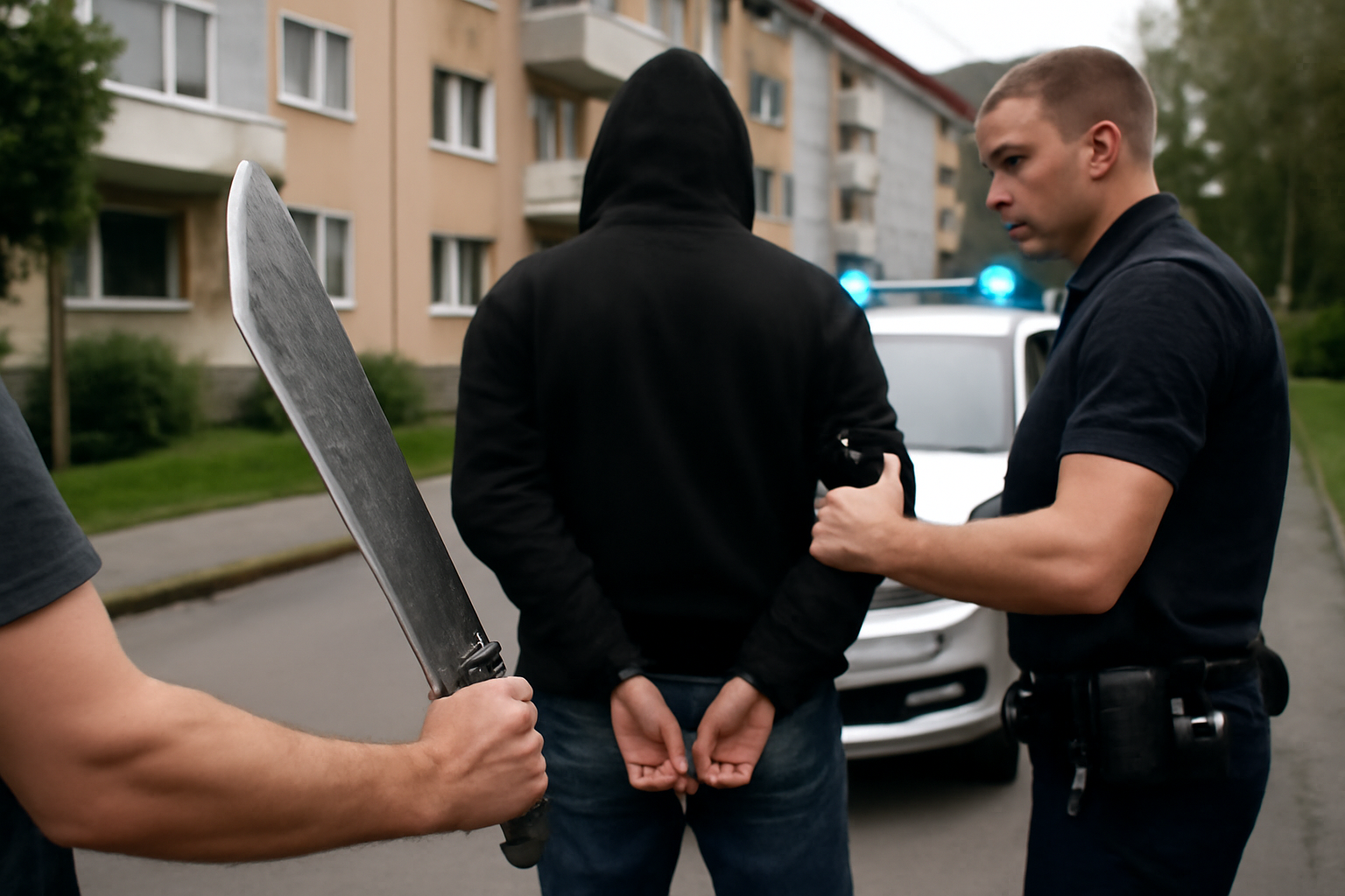 Hellersdorf: Mann nach Auseinandersetzung mit Machete festgenommen
