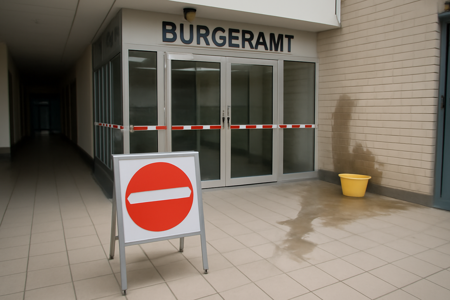 Bürgeramt im Biesdorf-Center wegen Wasserschadens vorübergehend geschlossen