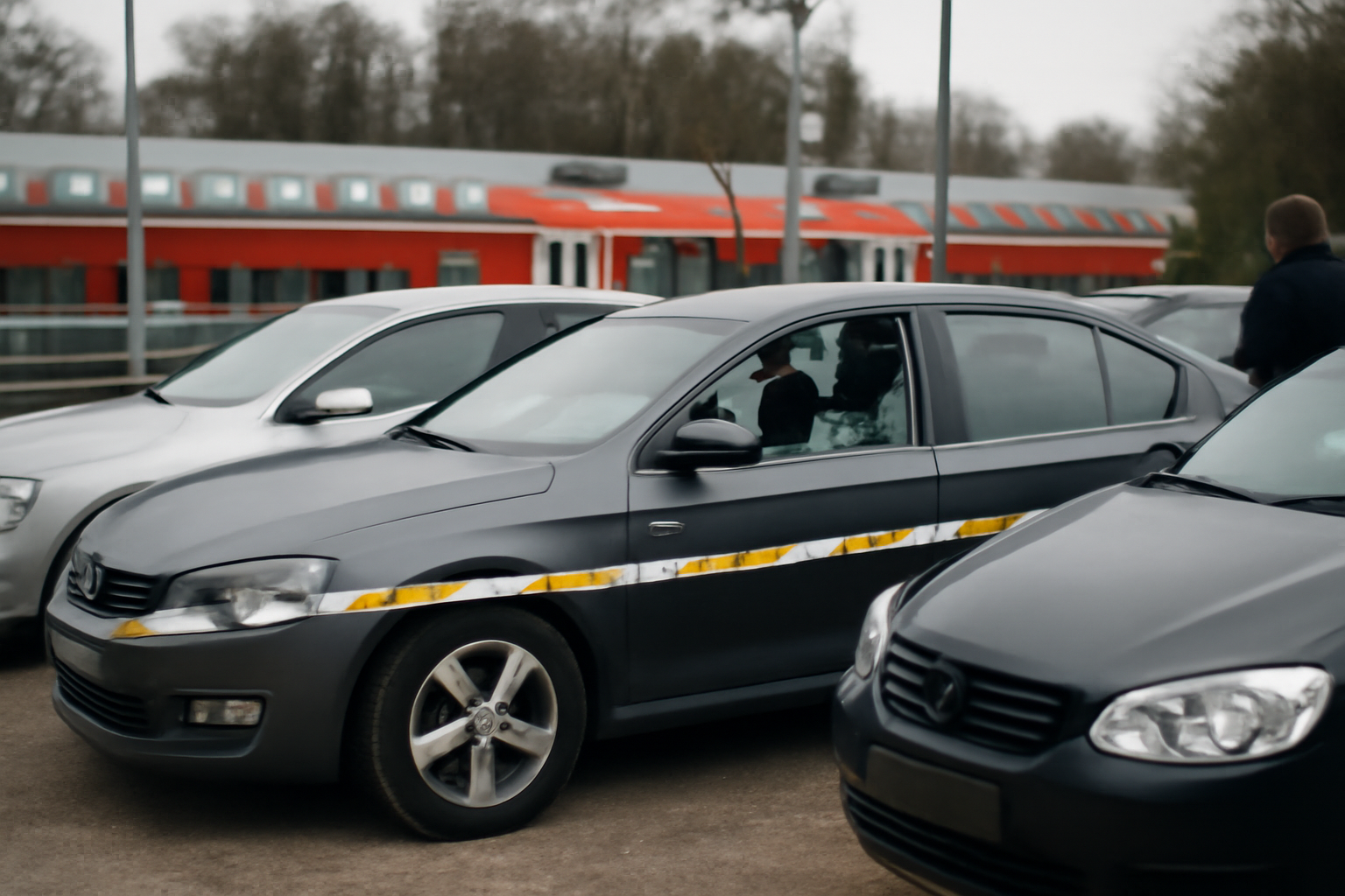 Einbrüche in drei geparkte Autos am Bahnhof Wünsdorf-Waldstadt
