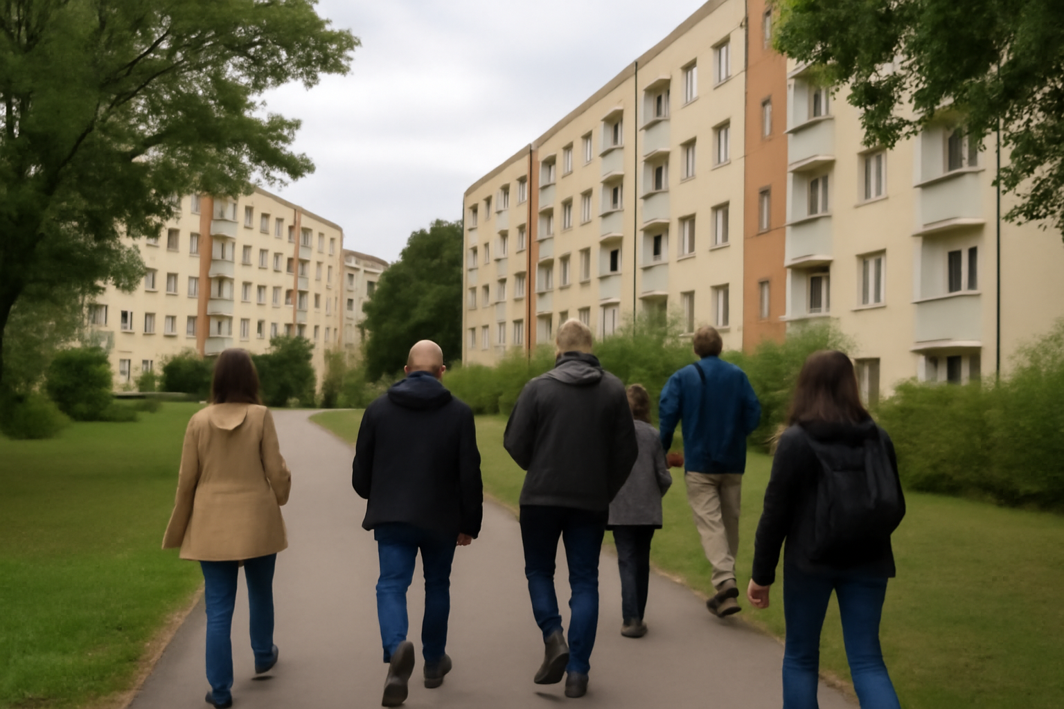 Stadtteilspaziergang durch Hellersdorf-Nord am 7. Oktober