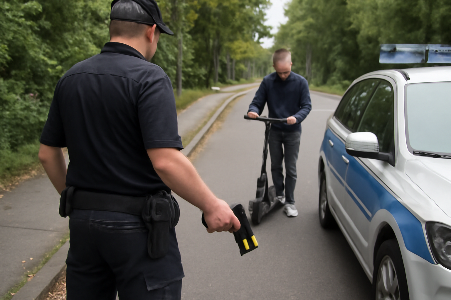 Köpenick: Polizei setzt bei Verkehrskontrolle DEIG gegen 14-Jährigen ein