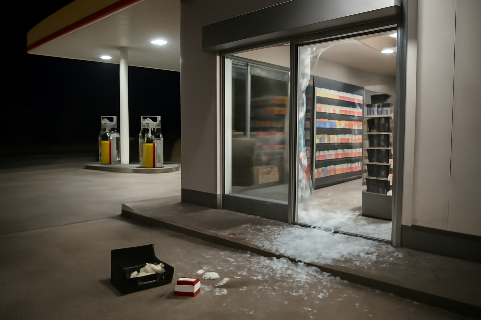 Einbruch in Tankstelle in Rangsdorf: Tabakwaren und Bargeld gestohlen