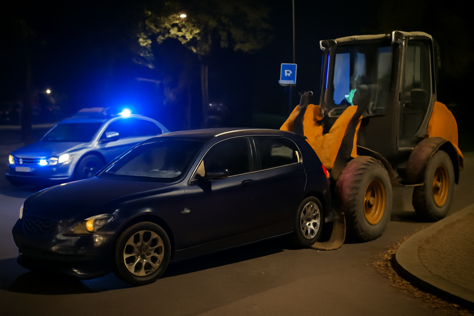 Mariendorf: Flucht vor Polizeikontrolle endet mit Unfall