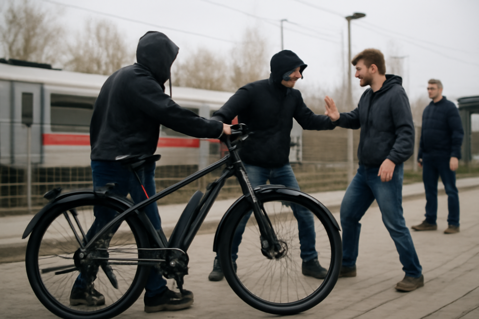 Raubvorwurf nahe Bahnhof Blankenfelde: E-Bike entwendet