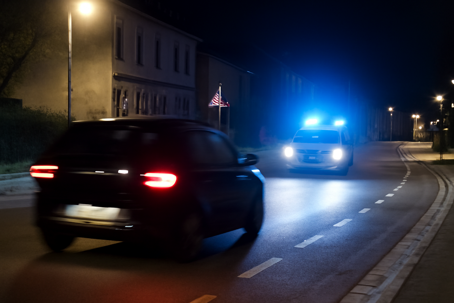 Zossen: Fahrer entzieht sich Verkehrskontrolle und flüchtet durch das Stadtgebiet