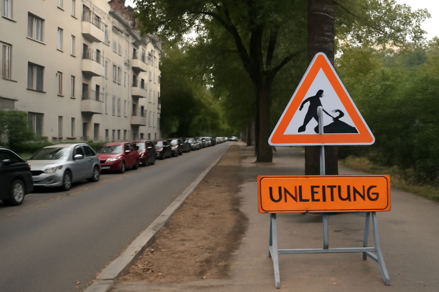 Lohmühlenstraße in Alt-Treptow: Umbau des nördlichen Gehwegs ab 5. Oktober 2026