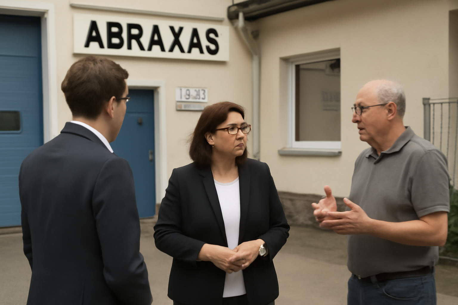 Bezirksbürgermeisterin besucht Abraxas im Billerbecker Weg