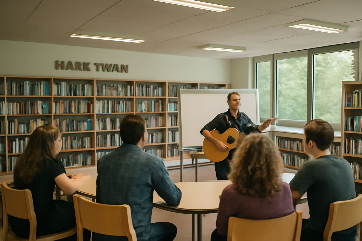 Mark-Twain-Bibliothek bietet Songwriting-Workshop in Marzahn-Hellersdorf an
