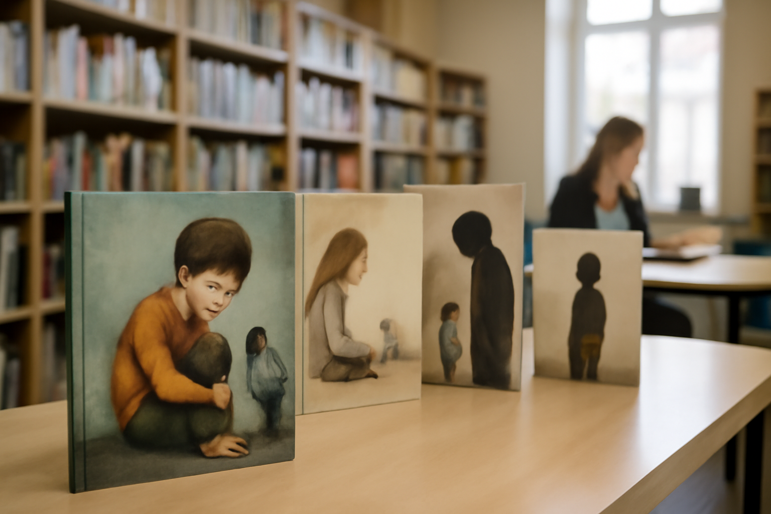 Neue Kinderbücher über Trauer und Verlust in der Bibliothek im Bahnhof