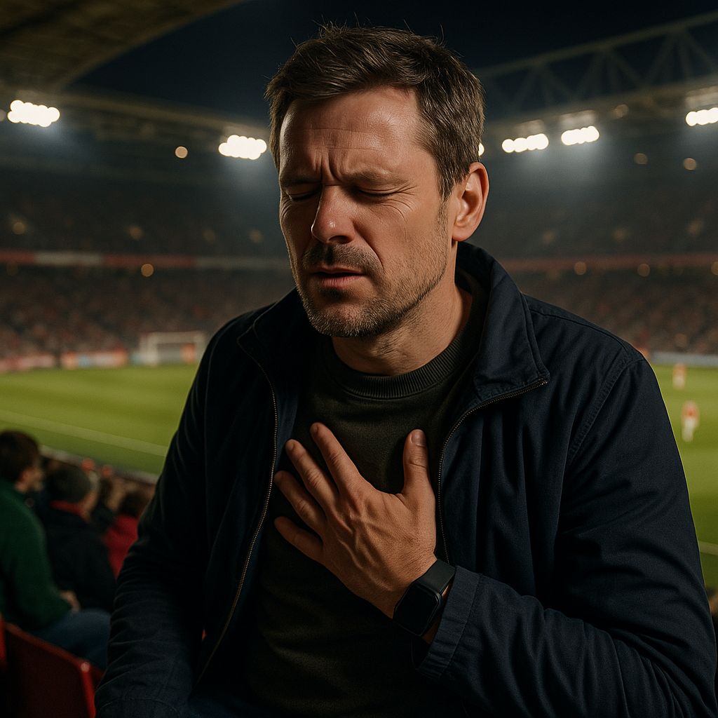 Wie sich Fußball im Stadion auf den Puls auswirkt