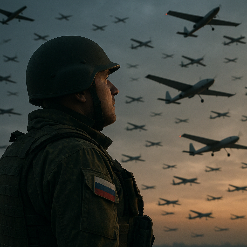 Russland will Hunderte Drohnen abgefangen haben