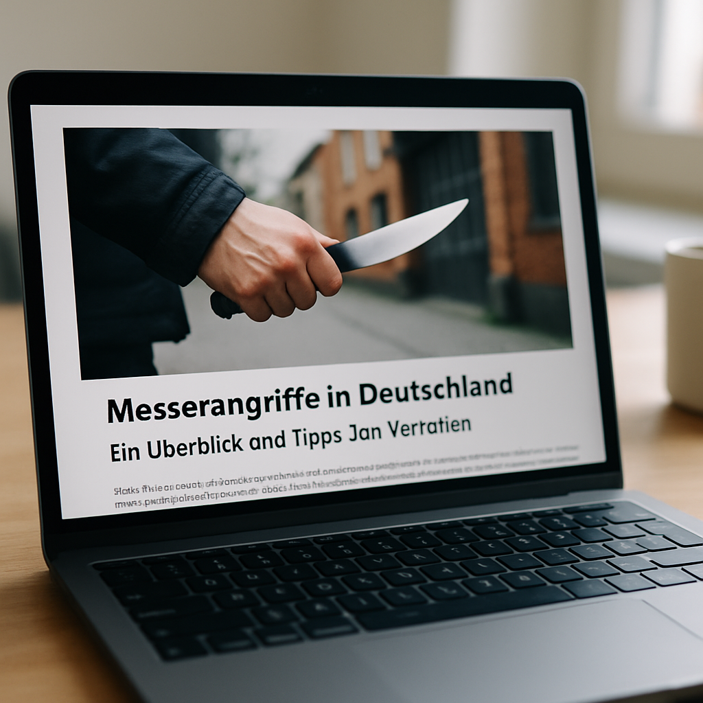 Messerangriffe in Deutschland: Ein Überlick und Tipps zum Verhalten