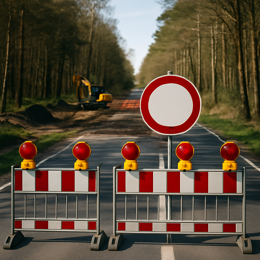 Vollsperrung der L70 zwischen Kummersdorf Gut und Sperenberg: Radweg-Neubau und Durchlassersatzneubau stehen an