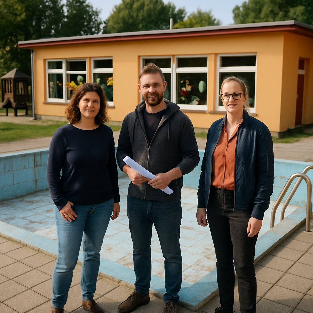 Kita in Luckenwalde: Gemeinsam für die Pool-Sanierung