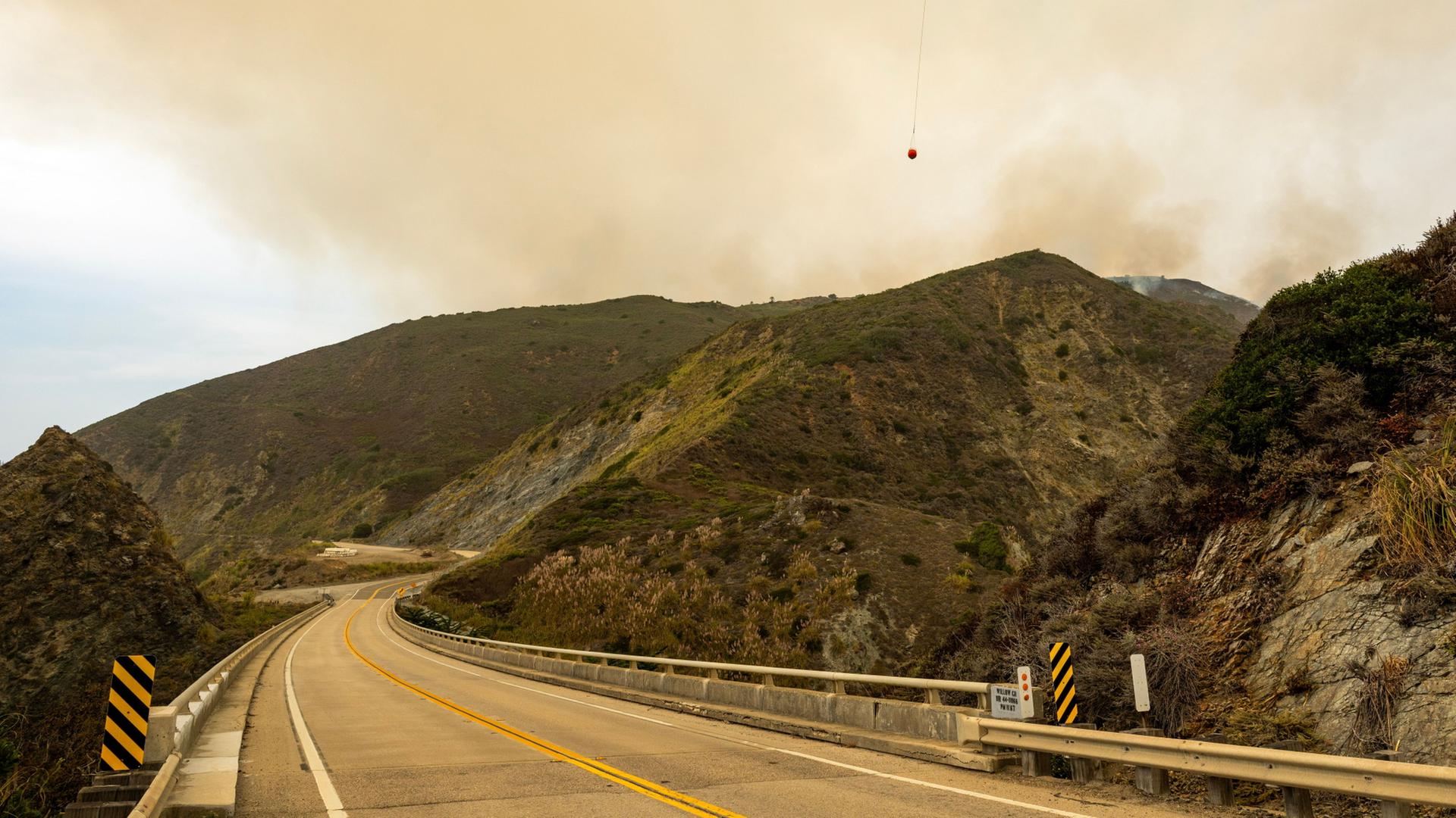 Highway 1 in Kalifornien wegen Bränden gesperrt