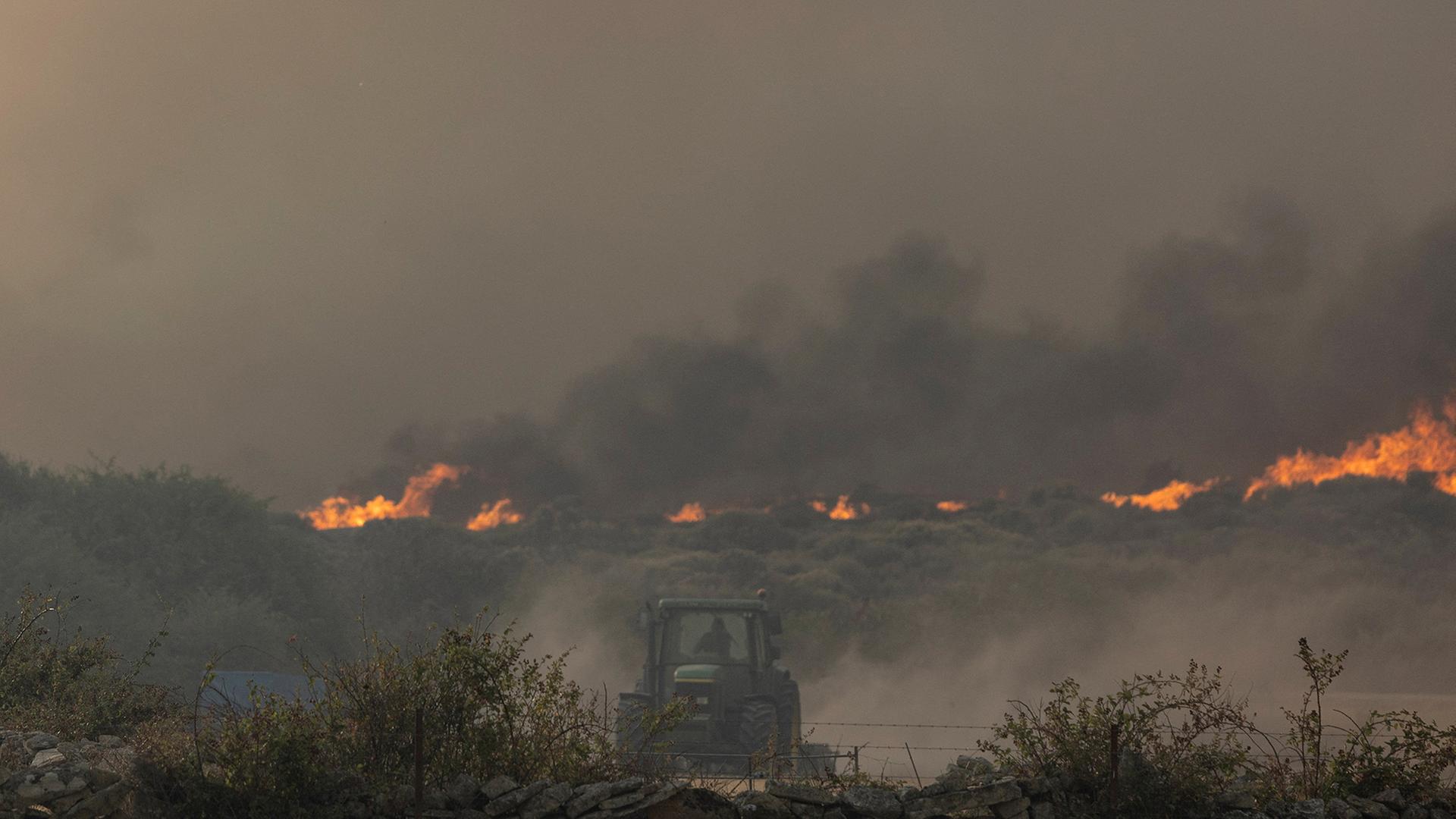Meteorologen warnen vor Gesundheitsschäden durch Großfeuer