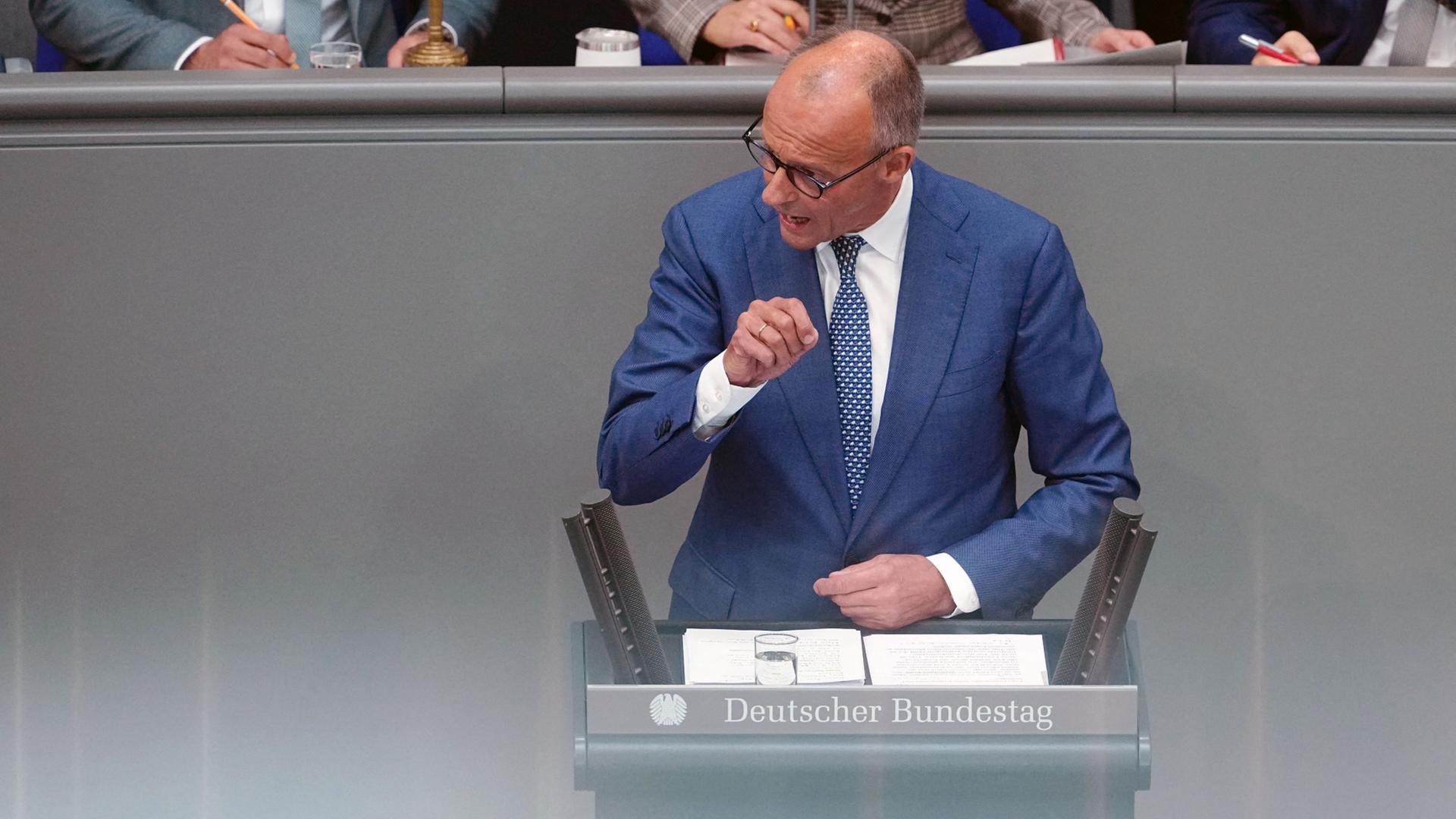 Merz gegen die AfD im Bundestag: "Sie sind eine destruktive Kraft"