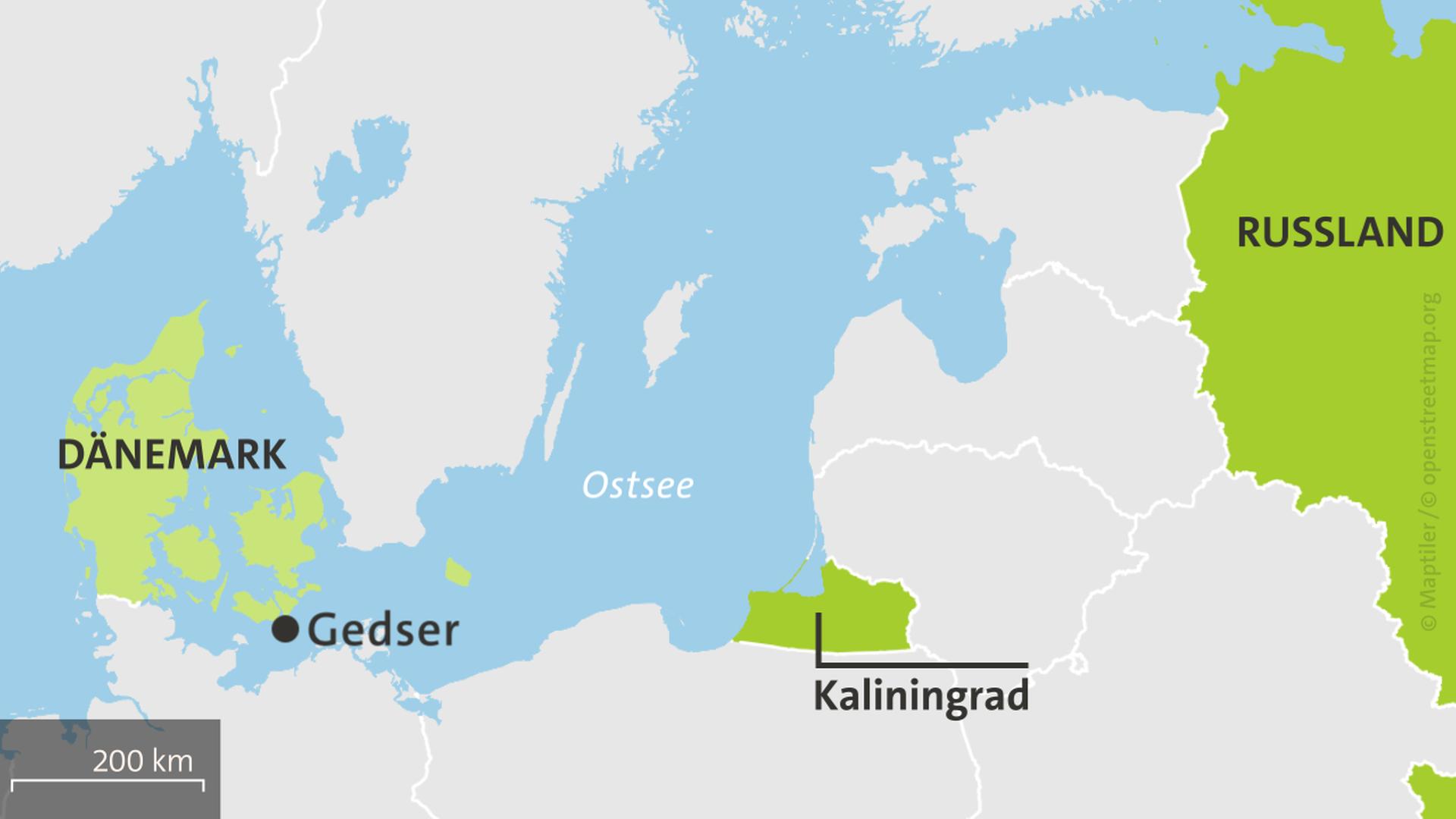 Russland und Dänemark beschuldigen sich nach Leuchtraketen-Beschuss
