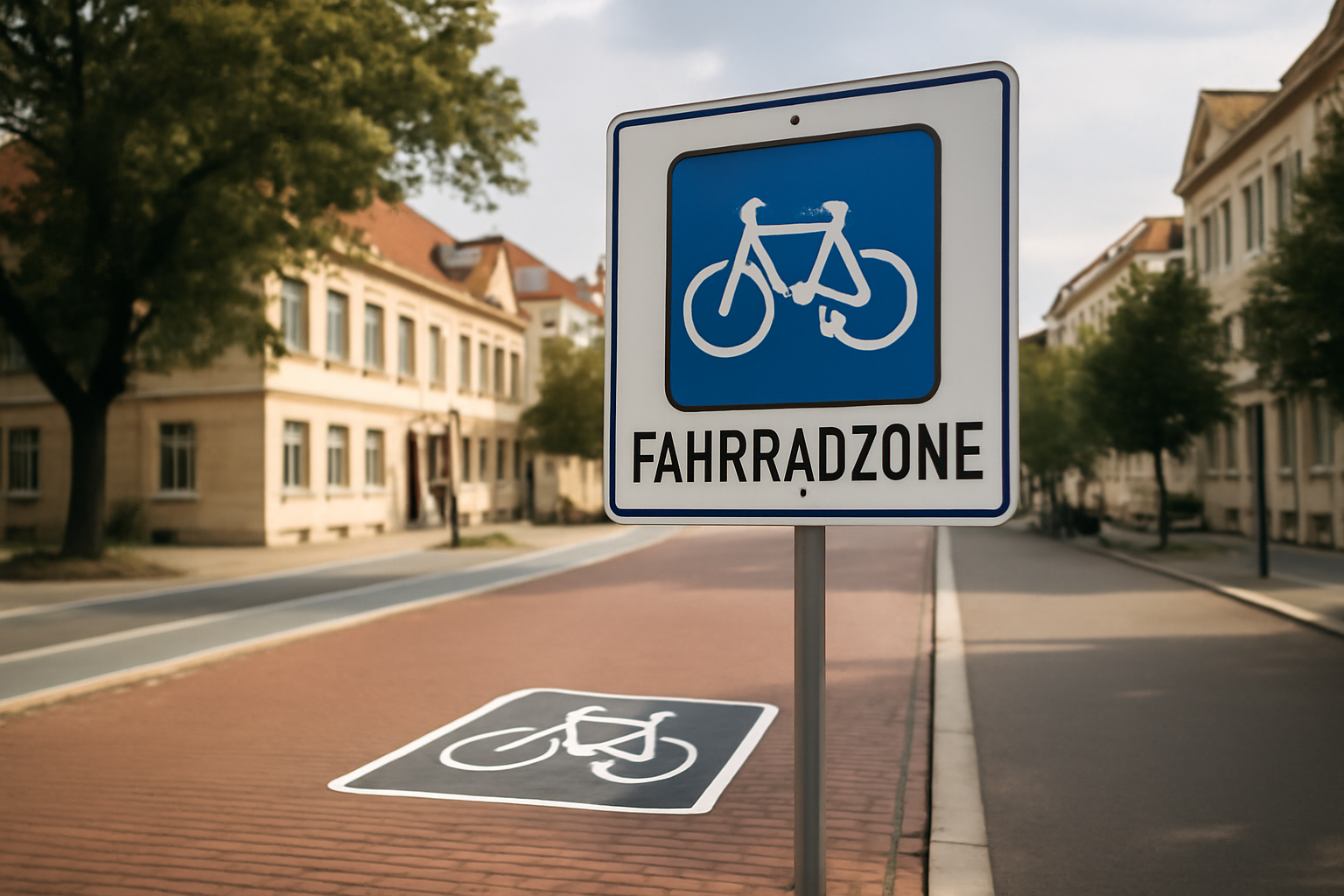 Potsdams erste Fahrradzone eröffnet